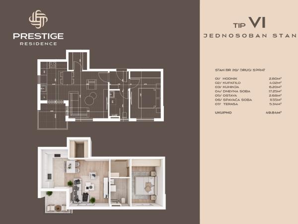 Prestige Residence - A -- stan 26