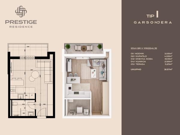 Prestige Residence - B -- stan 01