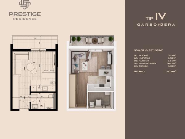 Prestige Residence - B -- stan 16