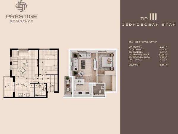 Prestige Residence - B -- stan 21
