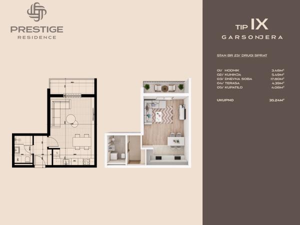 Prestige Residence - B -- stan 23