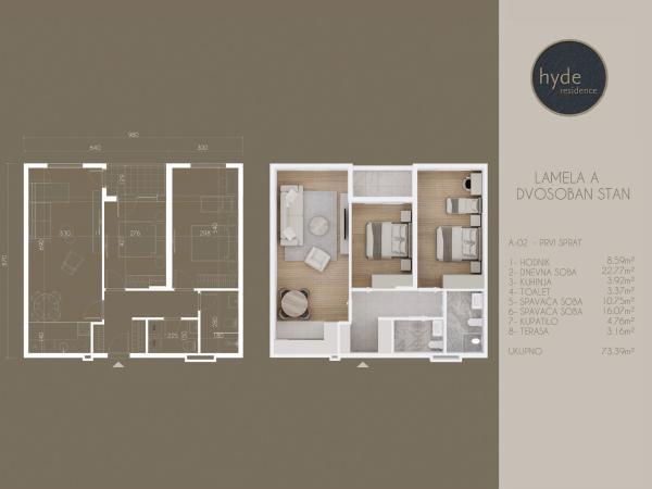 Hyde Residence - lamela A -- stan 02