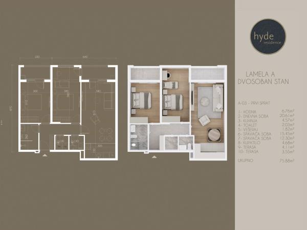 Hyde Residence - lamela A -- stan 03