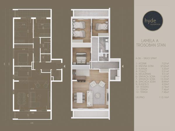 Hyde Residence - lamela A - stan 06