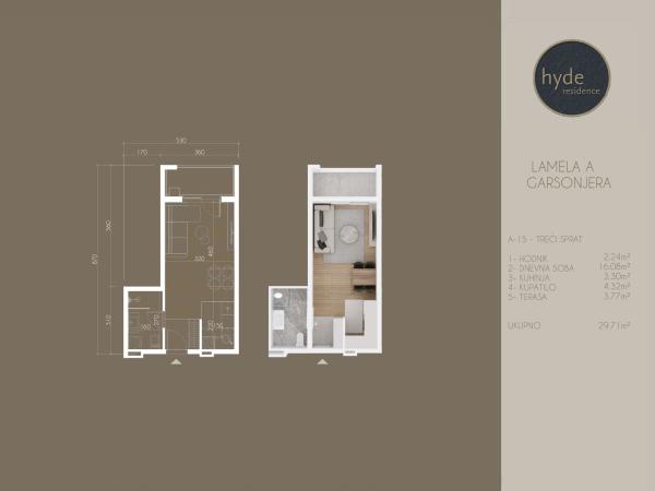 Hyde Residence - lamela A -- stan 15