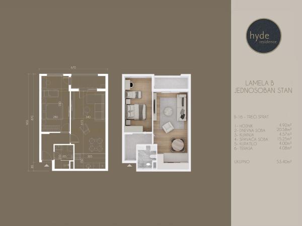 Hyde Residence - lamela B -- stan 16